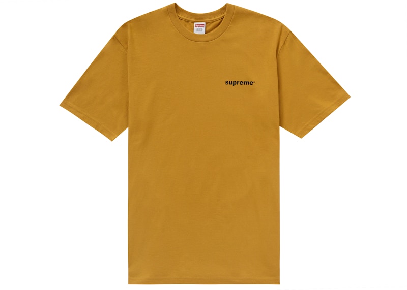 Supreme Fuck Money Tee Mustard