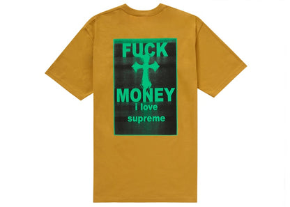 Supreme Fuck Money Tee Mustard