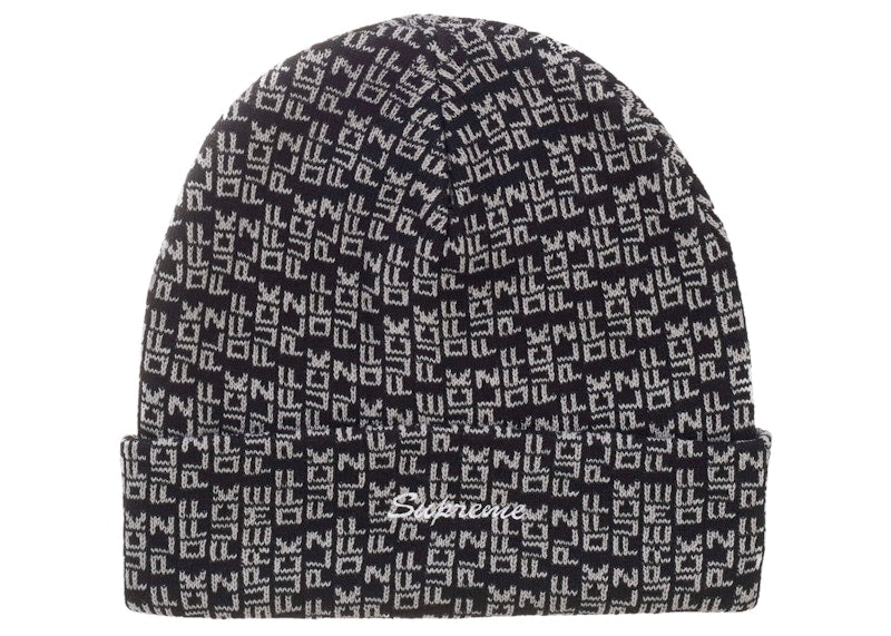 Supreme Fuck Off Beanie Black