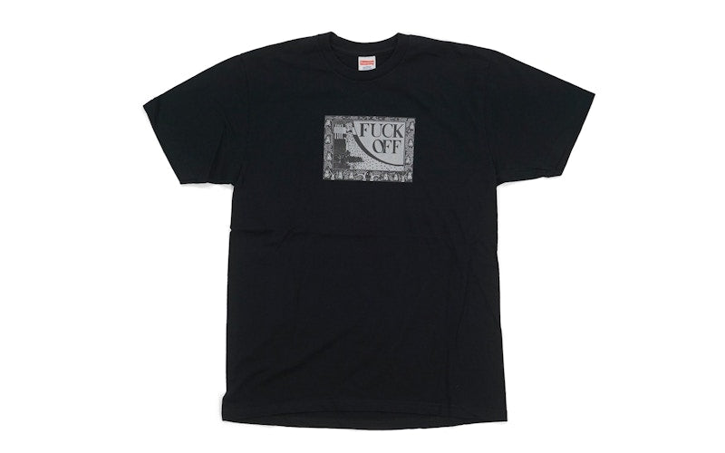 Supreme Fuck Off Tee Black