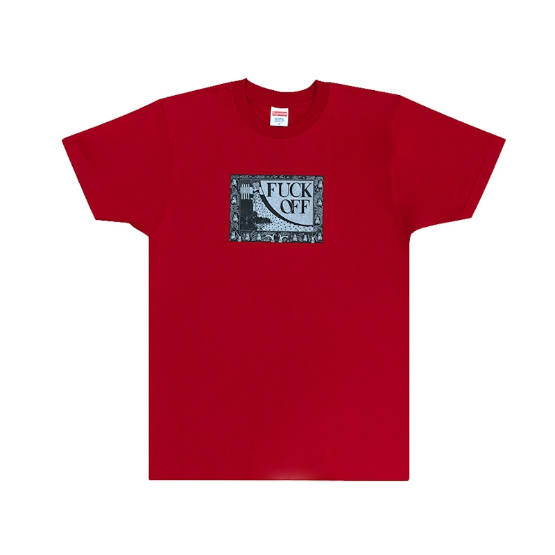 Supreme Fuck Off Tee Red