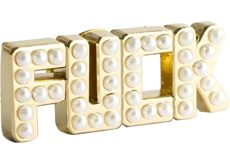 Supreme Fuck Pin (FW11) Gold