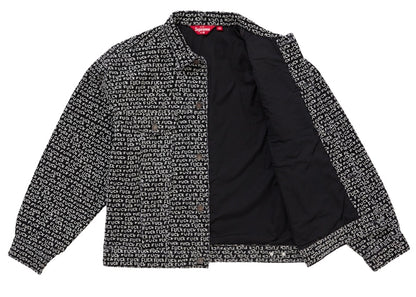 Supreme Fuck Stitch Denim Trucker Jacket Black