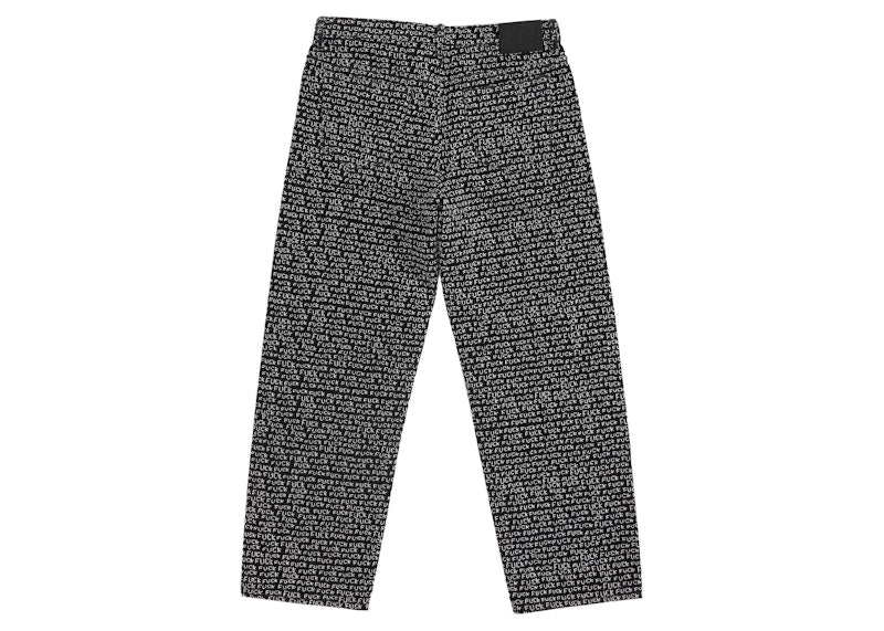 Supreme Fuck Stitch Loose Fit Jean Black