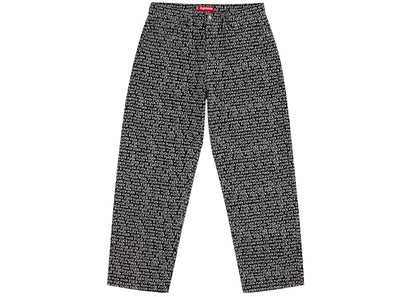 Supreme Fuck Stitch Loose Fit Jean Black