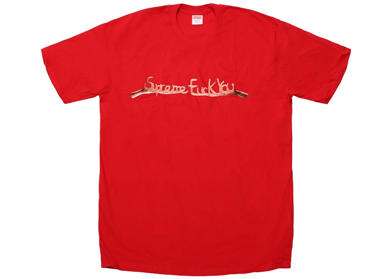 Supreme Fuck You Tee Red