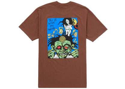 Supreme Fuckin Blowout Tee Brown