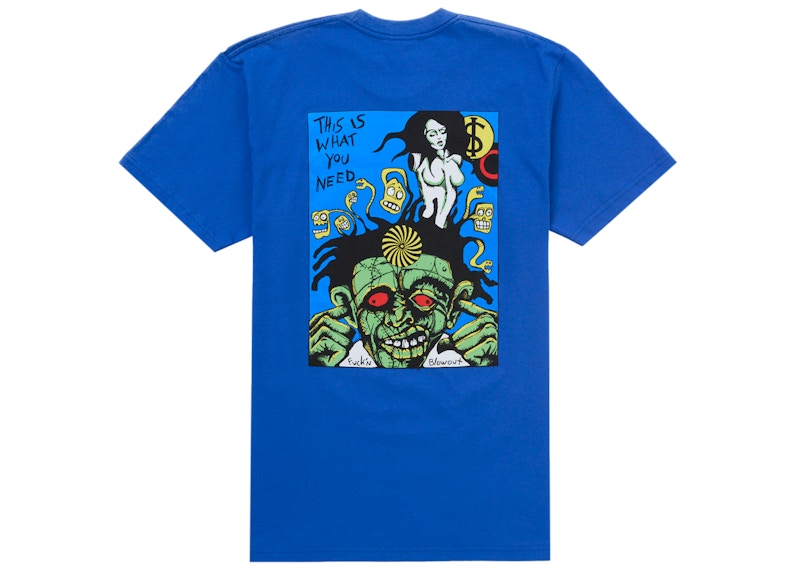 Supreme Fuckin Blowout Tee Royal