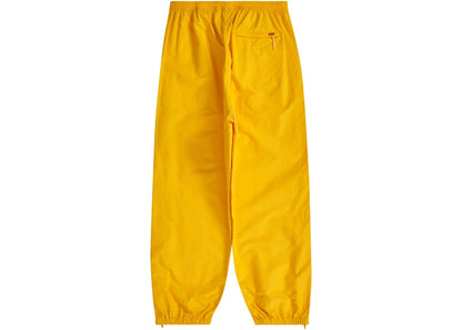 Supreme Full Zip Baggy Warm Up Pant Yellow