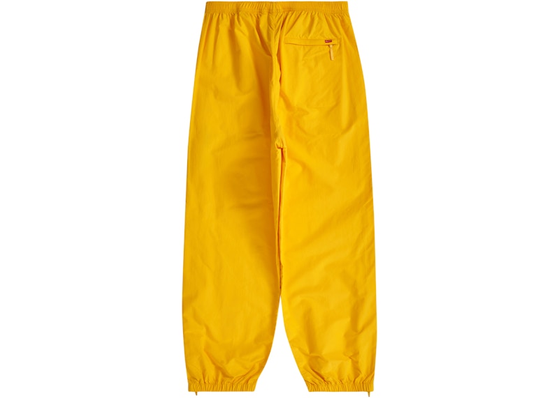Supreme Full Zip Baggy Warm Up Pant Yellow