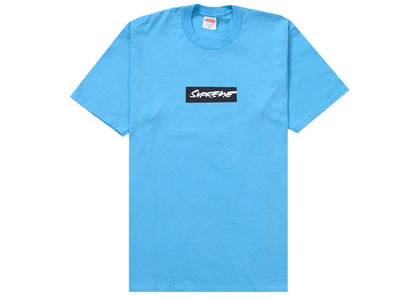 Supreme Futura Box Logo Tee Bright Blue