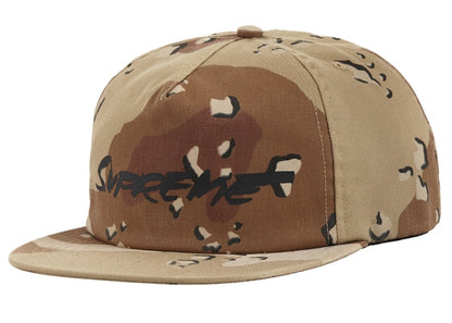 Supreme Futura Logo 5-Panel Chocolate Chip Camo