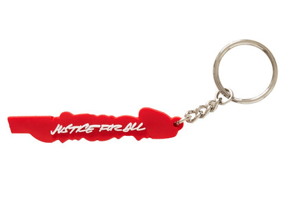 Supreme Futura Logo Keychain Red