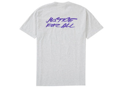 Supreme Futura Logo Tee Ash Grey