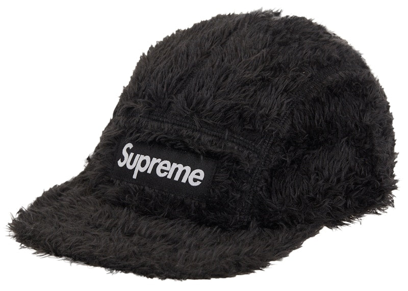 Supreme Fuzzy Camp Cap Black