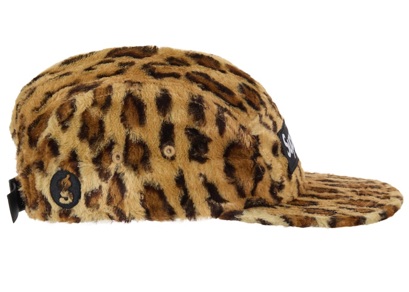 Supreme GOODENOUGH Crushed Rayon Camp Cap Leopard