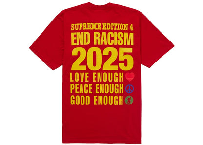 Supreme GOODENOUGH End Racism Tee Red
