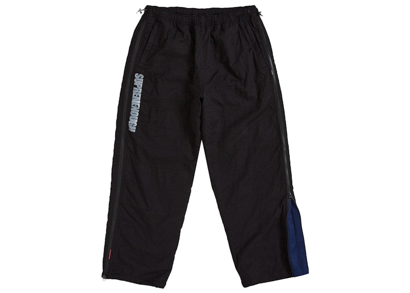 Supreme GOODENOUGH Patchwork Full Zip Track Pant Black