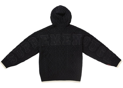 Supreme GOODENOUGH Zip Up Hooded Sweater Black