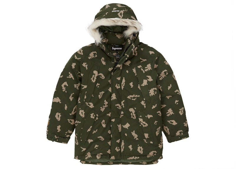 Supreme GORE-TEX 700-Fill Down Parka (FW21) Olive Russian Camo