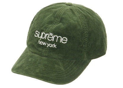 Supreme GORE-TEX Corduroy Classic Logo 6-Panel Green