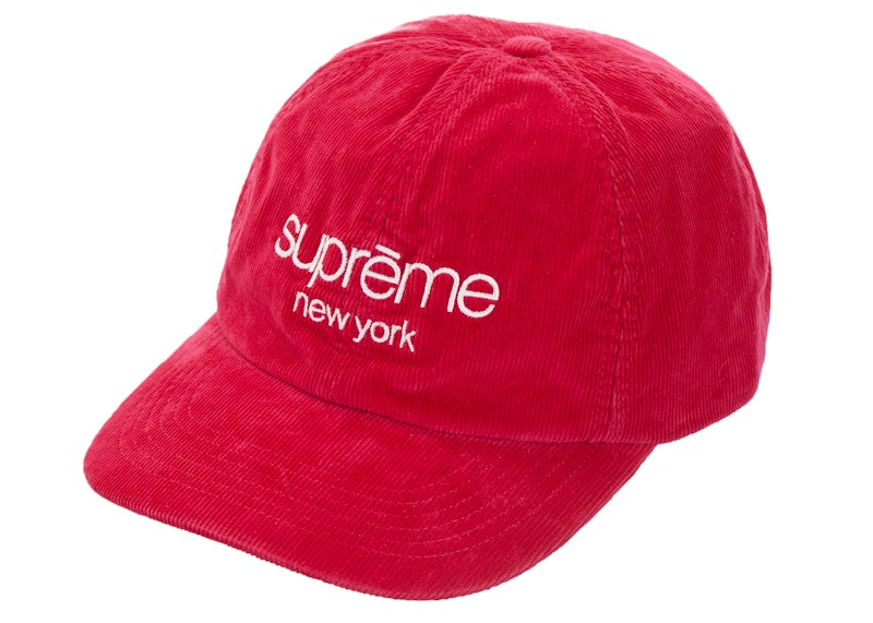 Supreme GORE-TEX Corduroy Classic Logo 6-Panel Pink