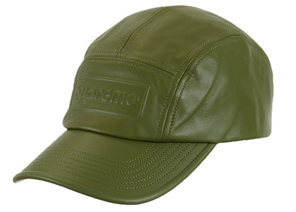 Supreme GORE-TEX Leather Camp Cap Olive