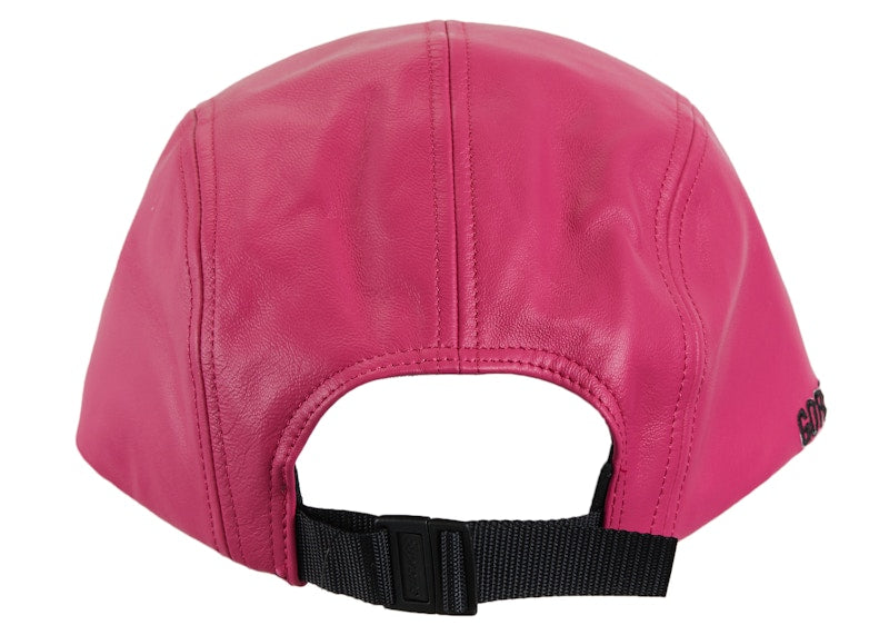 Supreme GORE-TEX Leather Camp Cap Pink