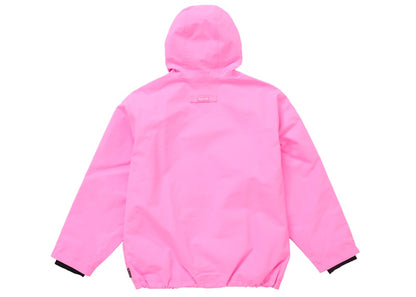 Supreme GORE-TEX Stripe Hooded Jacket Fluorescent Pink