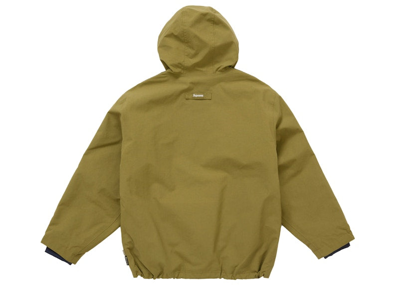 Supreme GORE-TEX Stripe Hooded Jacket Olive