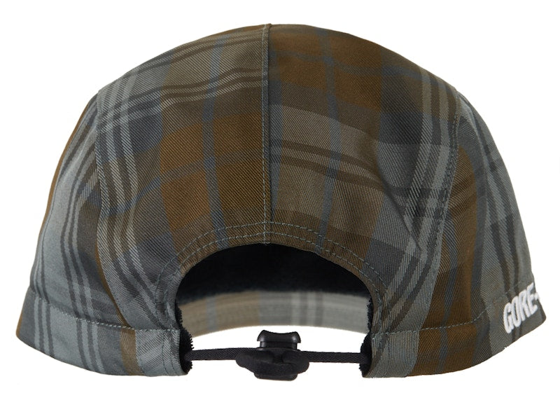 Supreme GORE-TEX Tech Camp Cap Olive Plaid