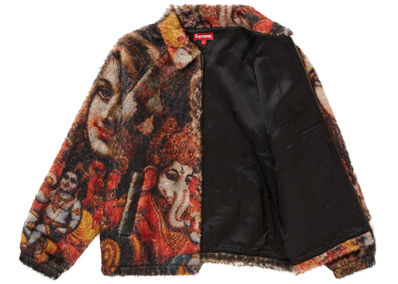 Supreme Ganesh Faux Fur Jacket Black