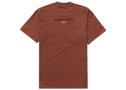 Supreme Gas Tee Brown