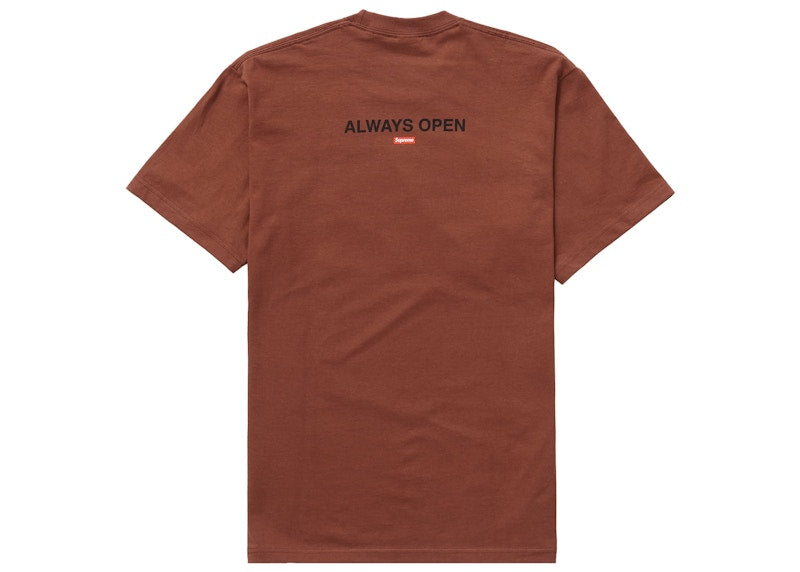 Supreme Gas Tee Brown