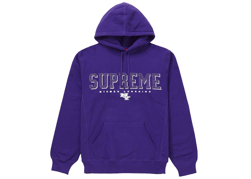 Supreme Gems Hooded Sweatshirt Purple