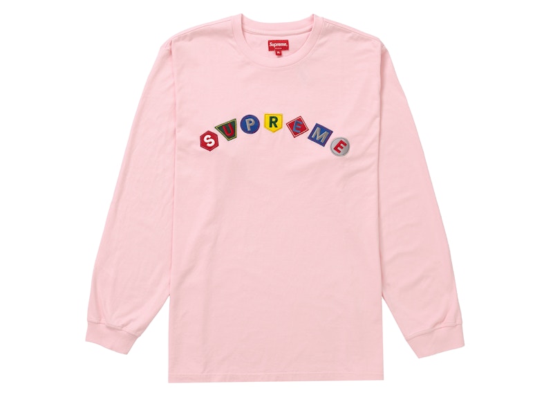 Supreme Geo Arc L/S Top Pink