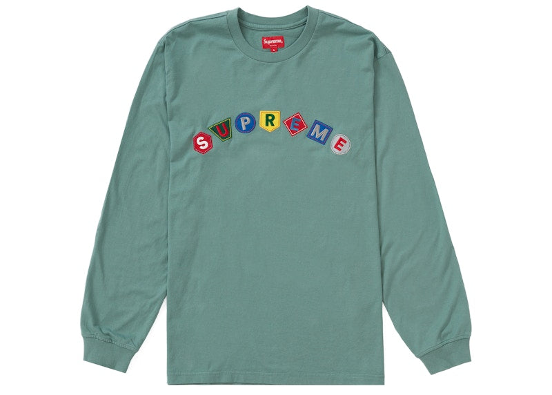 Supreme Geo Arc L/S Top Slate Green