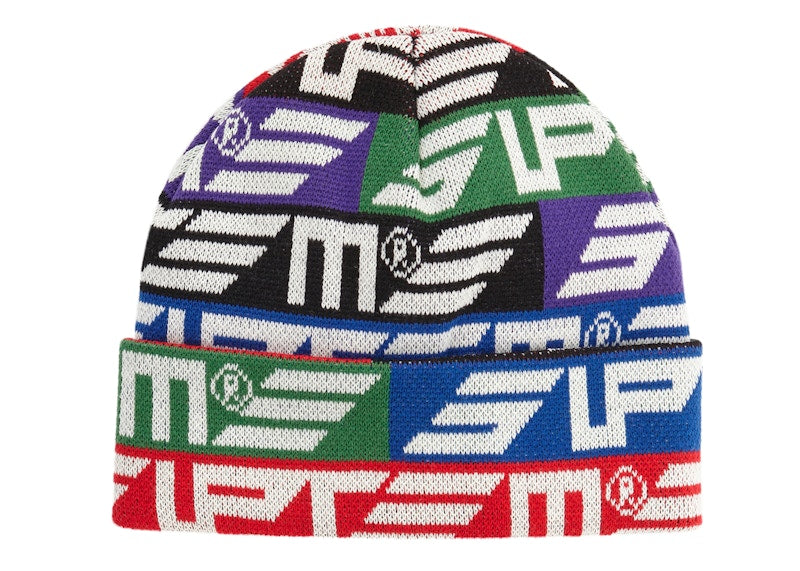 Supreme Geo Beanie Multicolor