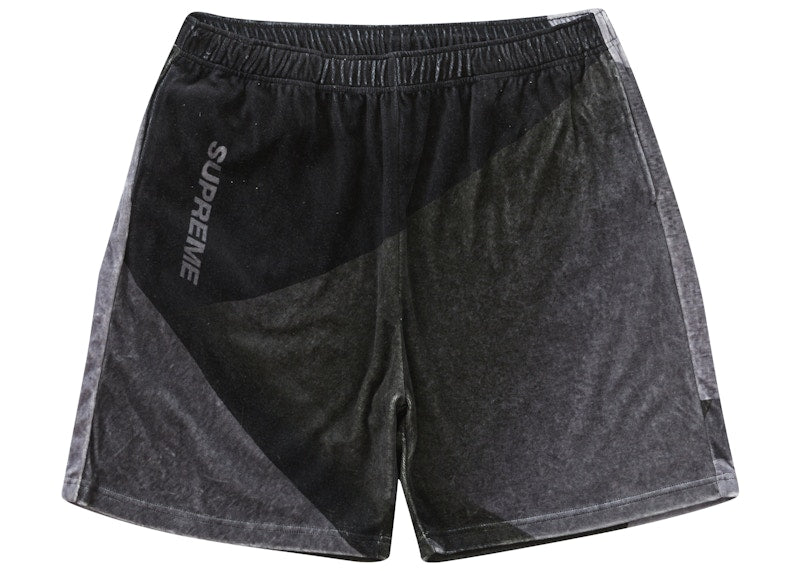 Supreme Geo Velour Short Black