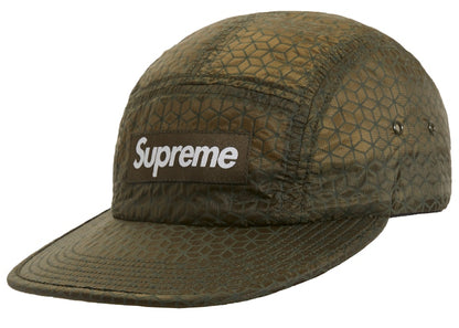 Supreme Geometric Ripstop Camp Cap Olive