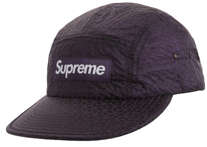 Supreme Geometric Ripstop Camp Cap Purple