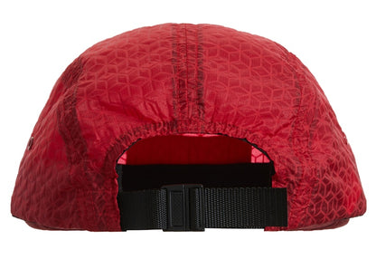 Supreme Geometric Ripstop Camp Cap Red