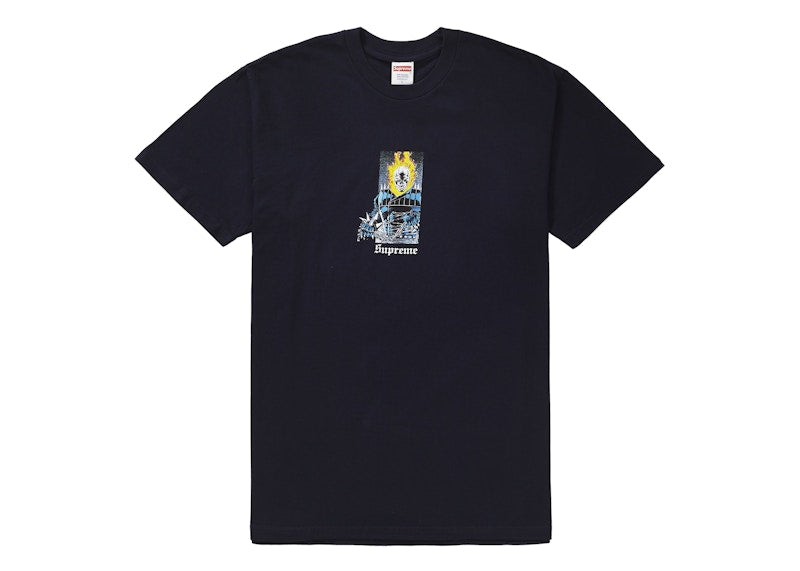 Supreme Ghost Rider Tee Navy
