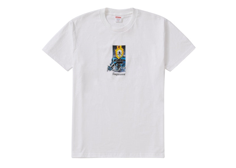 Supreme Ghost Rider Tee White