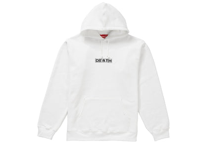 Supreme Gilbert & George DEATH Hooded Sweatshirt White