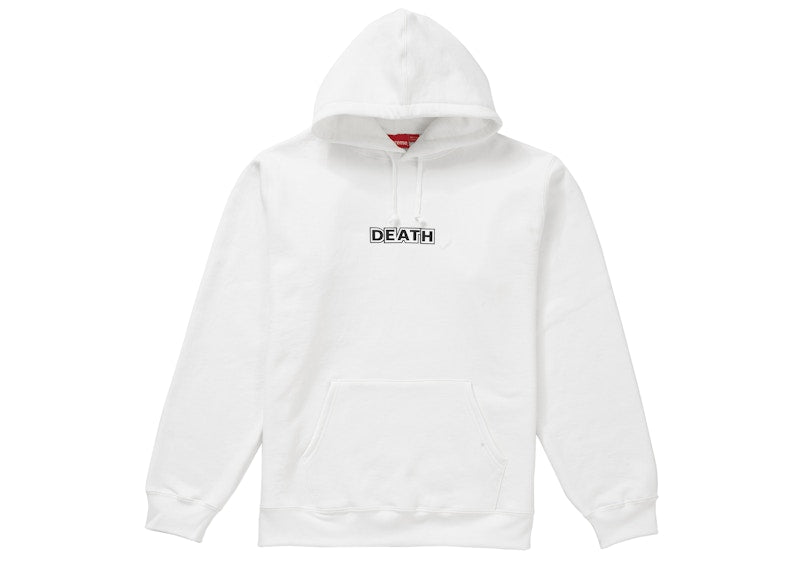 Supreme Gilbert & George DEATH Hooded Sweatshirt White