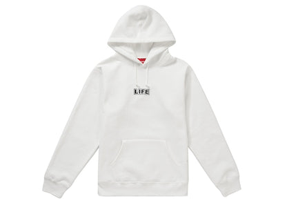 Supreme Gilbert & George LIFE Hooded Sweatshirt White