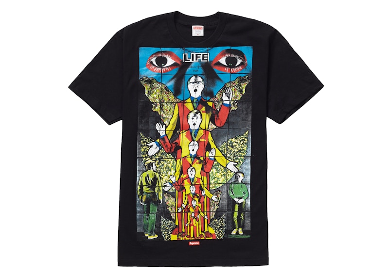 Supreme Gilbert & George LIFE Tee Black
