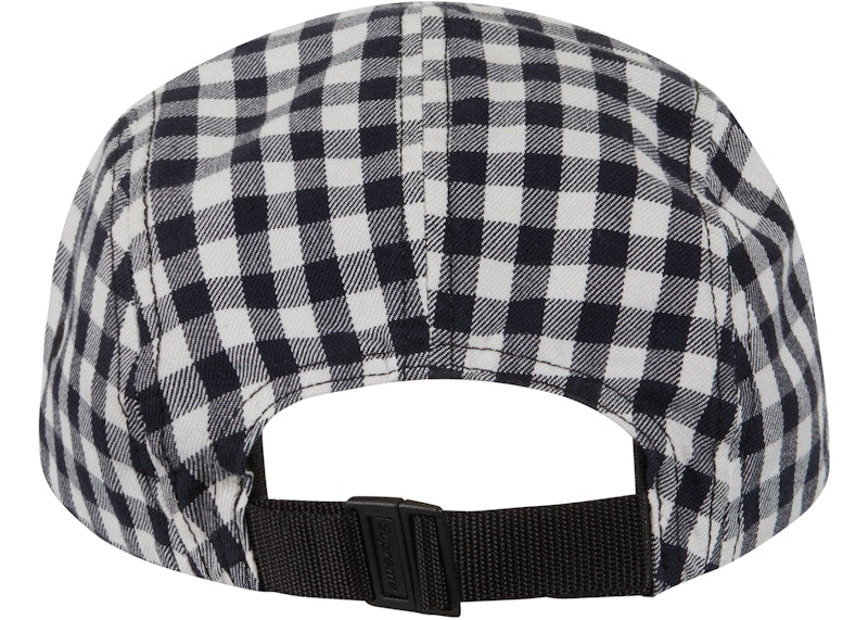 Supreme Gingham Camp Cap Black