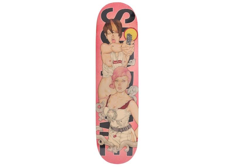 Supreme Girls Skateboard Deck Red